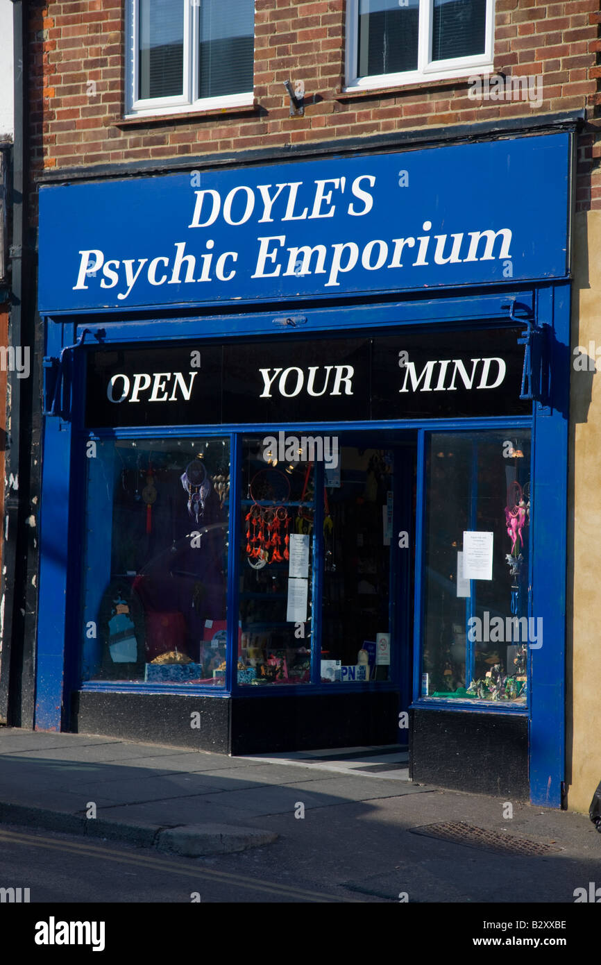 Doyle s'Emporium psychique Banque D'Images