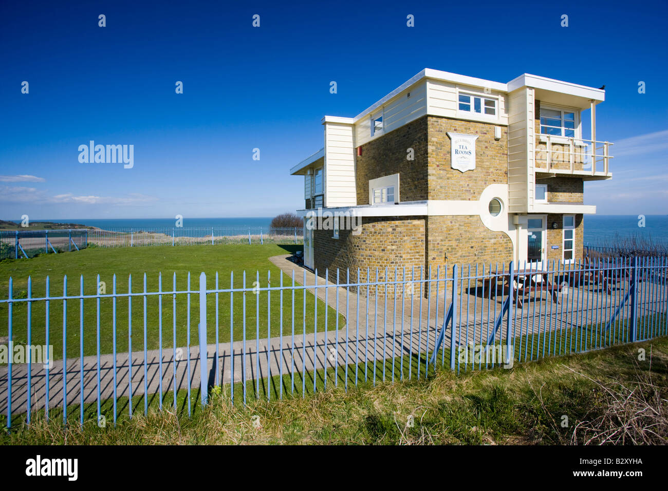 Les oiseaux bleus de thé à St Margaret s à Cliffe dans le Kent Banque D'Images