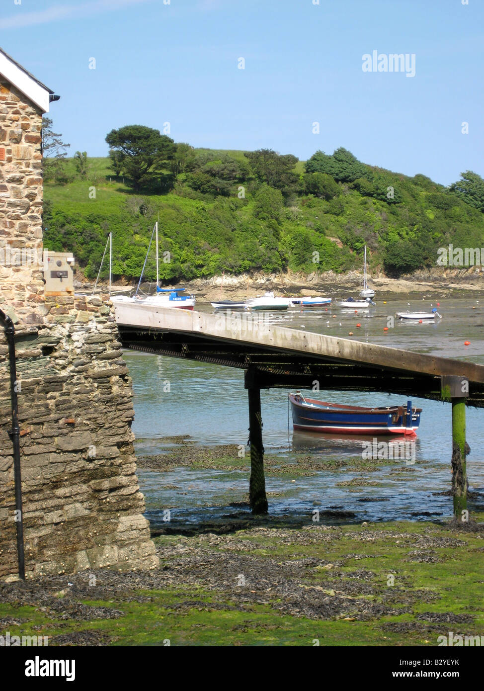 L'estuaire de Salcombe Banque D'Images