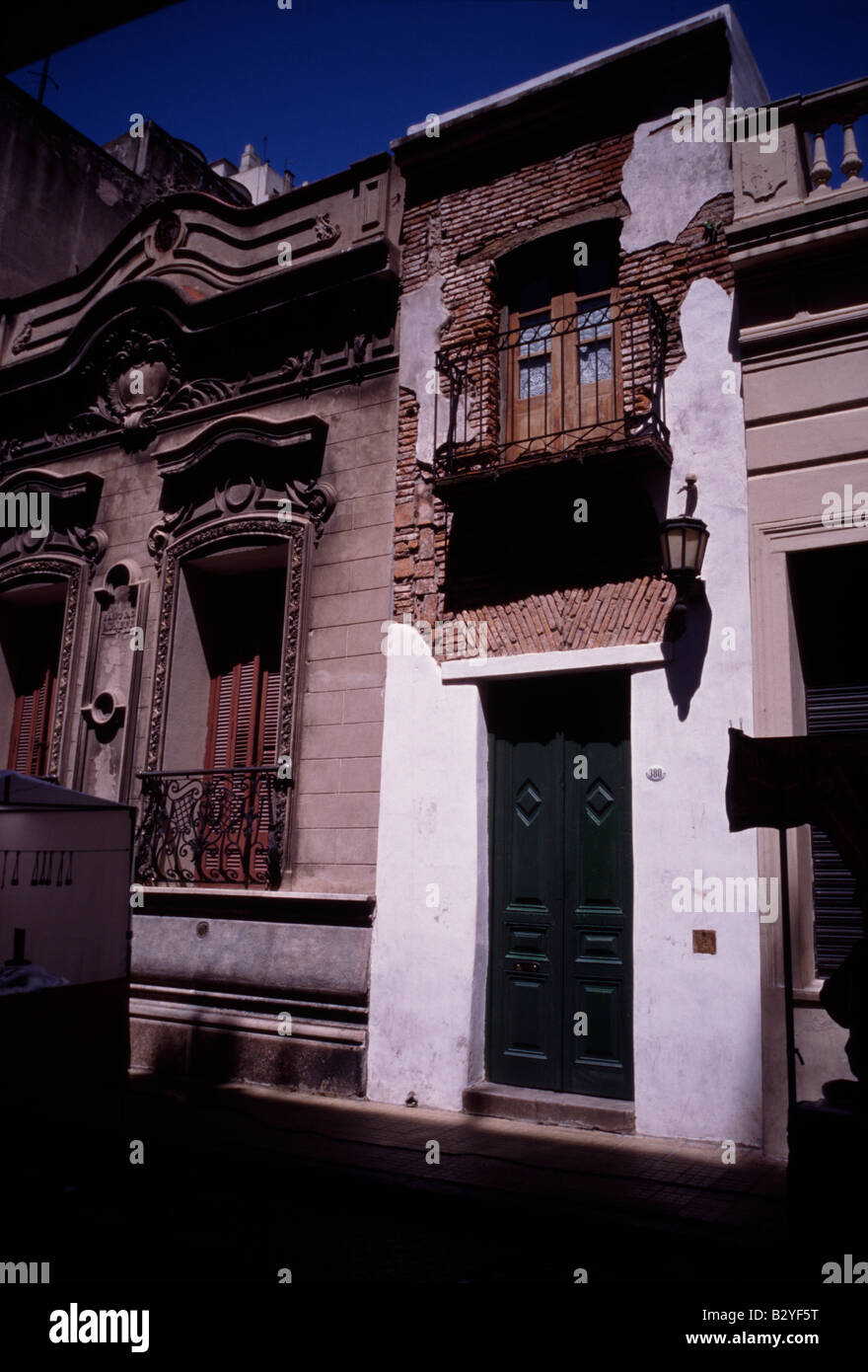 Casa minima, la plus petite chambre à Buenos Aires San Telmo Argentine Banque D'Images