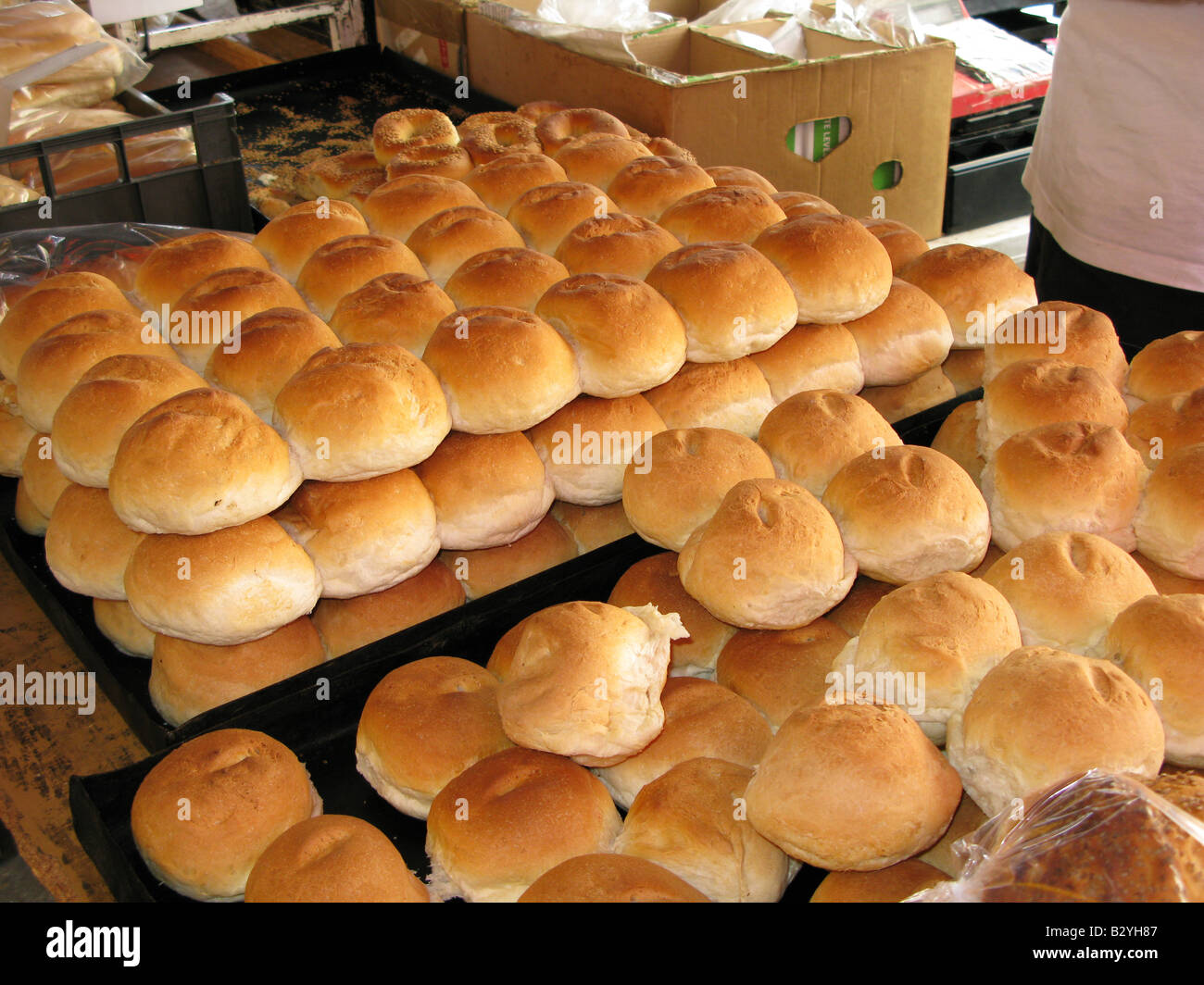 Marché des petits pains Marsaxlokk Malte Banque D'Images