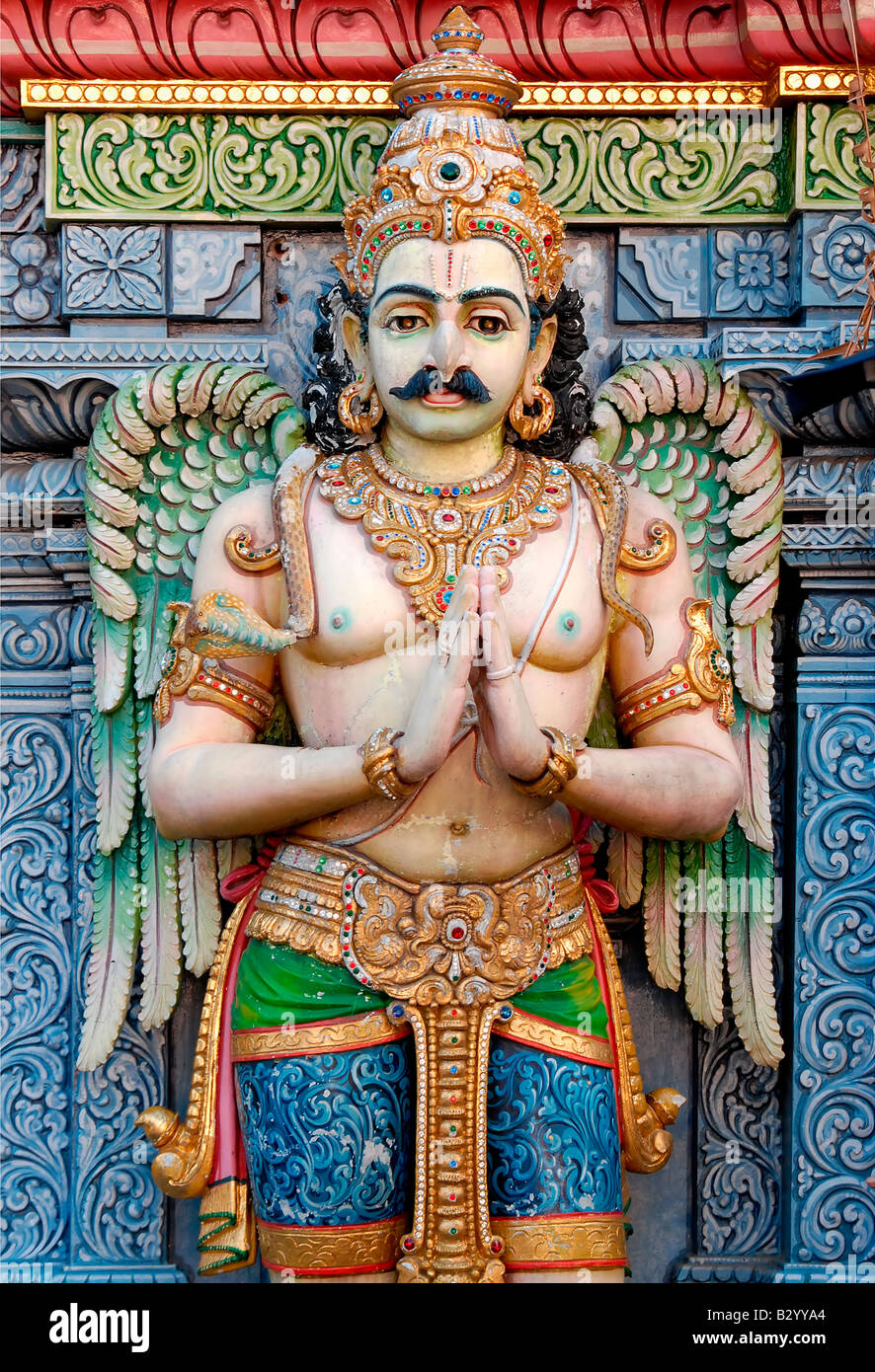 Détail image de dieu hindou Garuda Banque D'Images