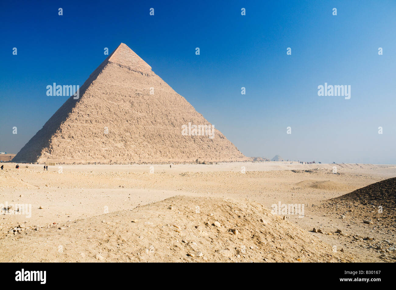 Pyramide de Khafré, Giza, Egypte Banque D'Images