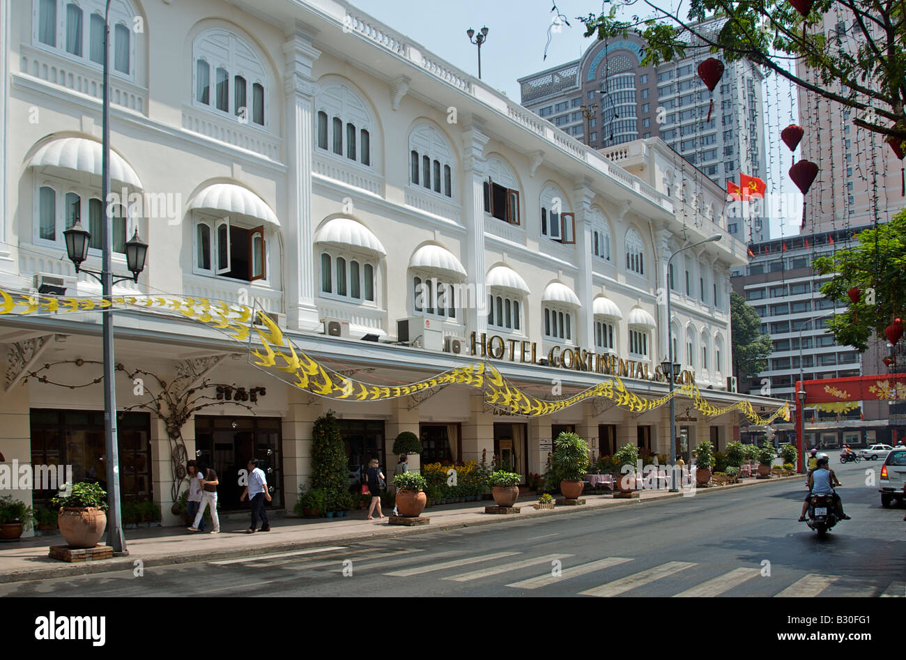 Hotel Continental Saigon Vietnam Banque D'Images