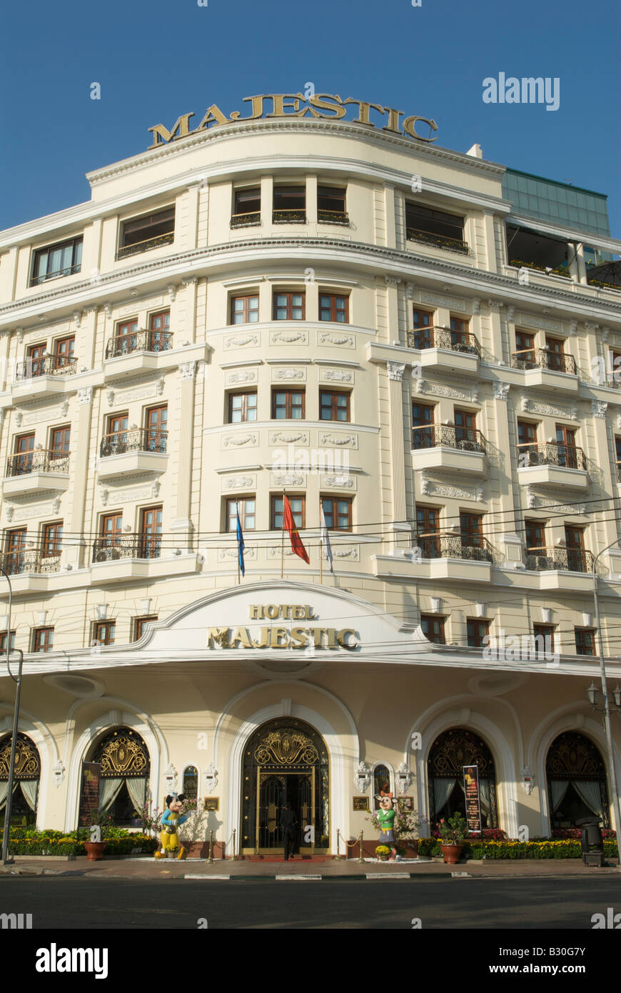 Hotel Majestic Saigon Vietnam Banque D'Images