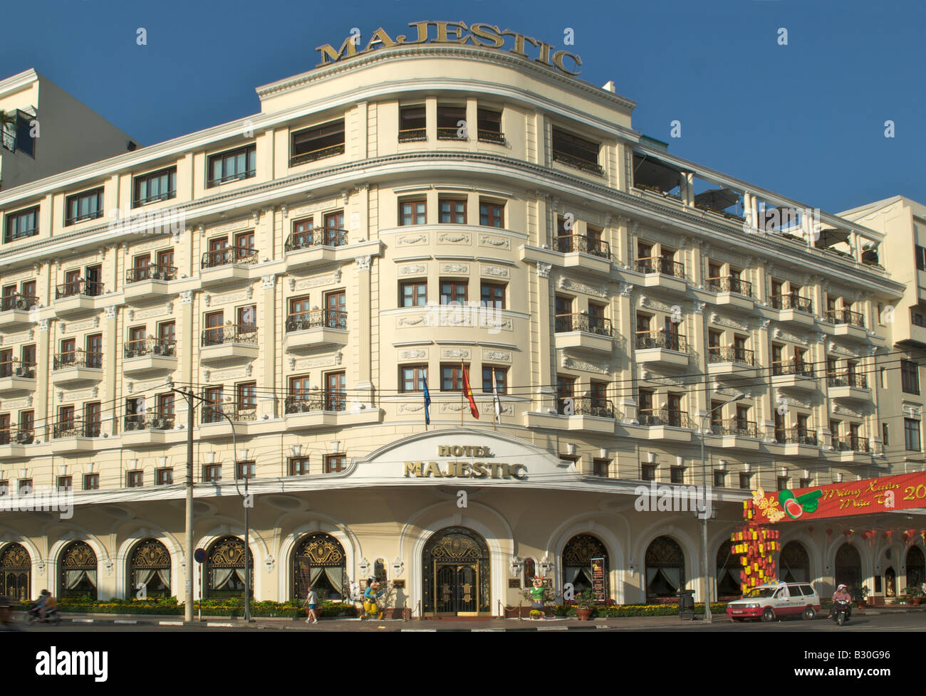 Hotel Majestic Saigon Vietnam Banque D'Images