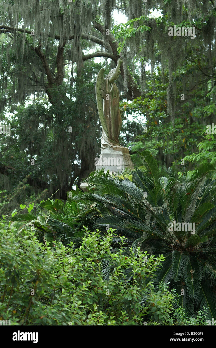 Archange à Bonaventure Cemetery, Savannah, Géorgie Banque D'Images