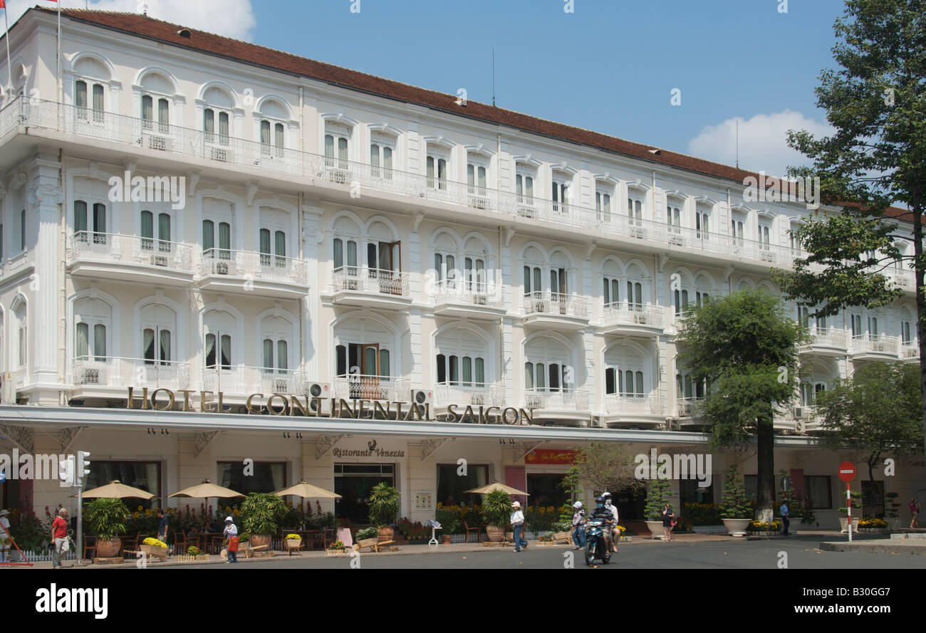 Hotel Continental Saigon Vietnam Banque D'Images