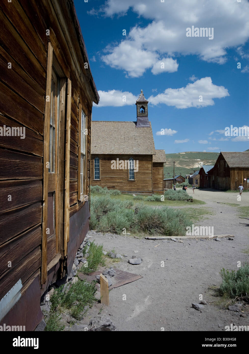 Bodie, ville fantôme, Californie Banque D'Images