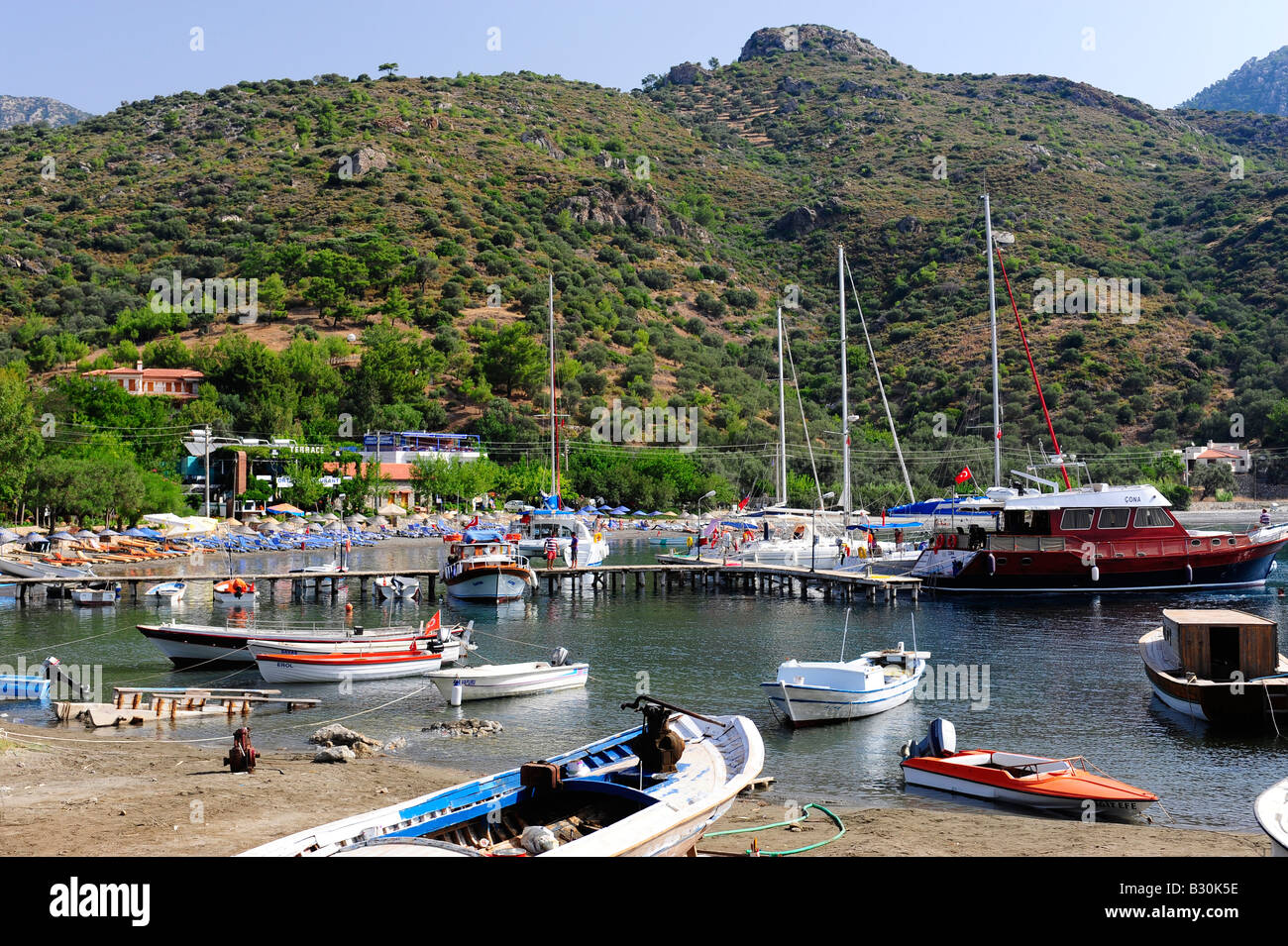 Bateaux dans Hayit Buku Marmaris Banque D'Images