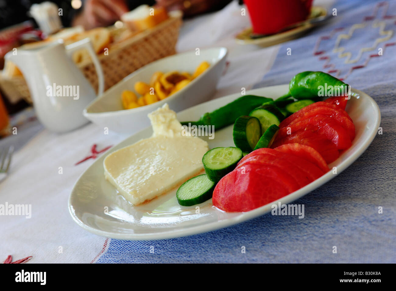 Le petit-déjeuner turc Banque D'Images