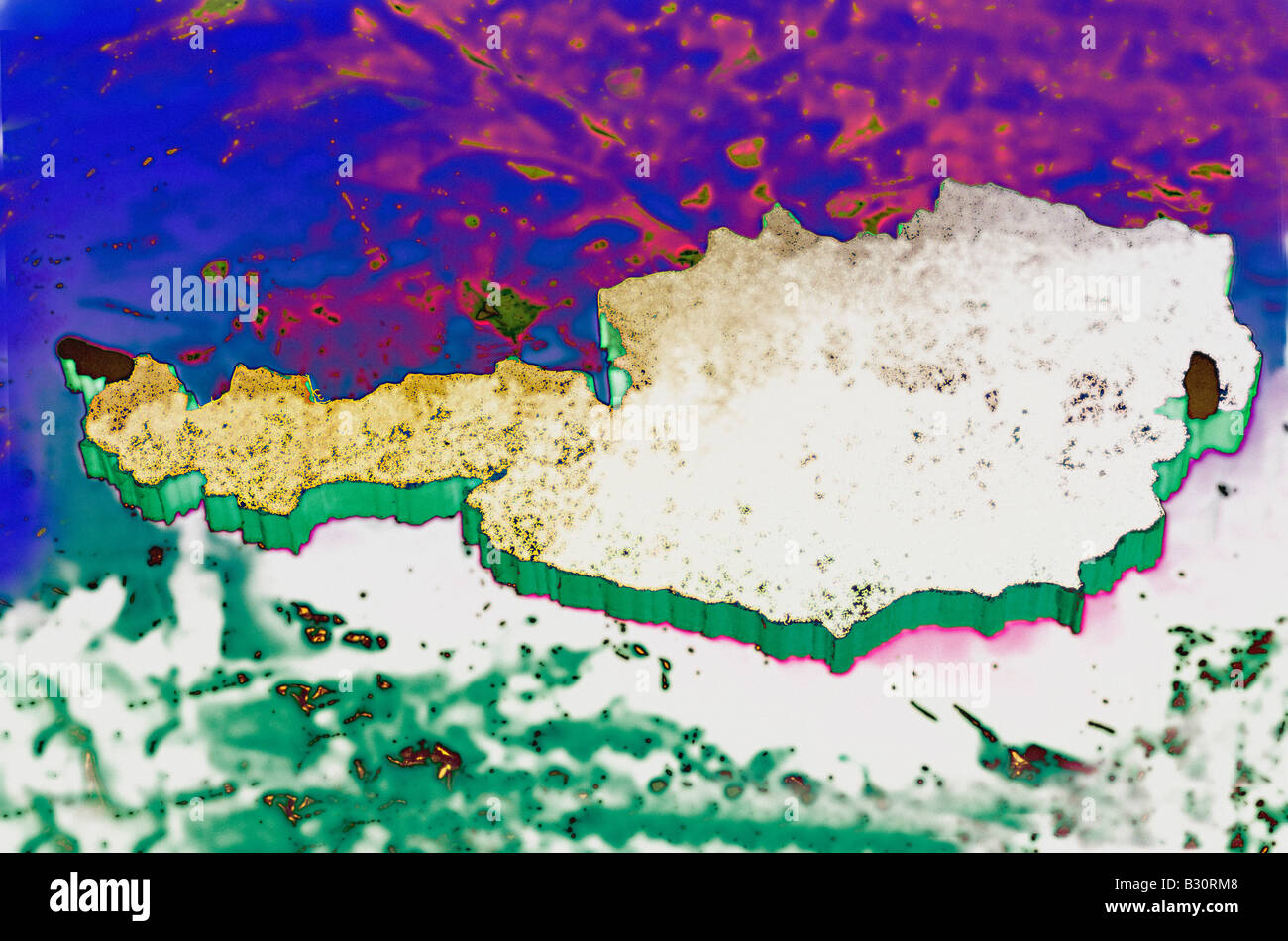 Autriche site organisé multicolored Banque D'Images