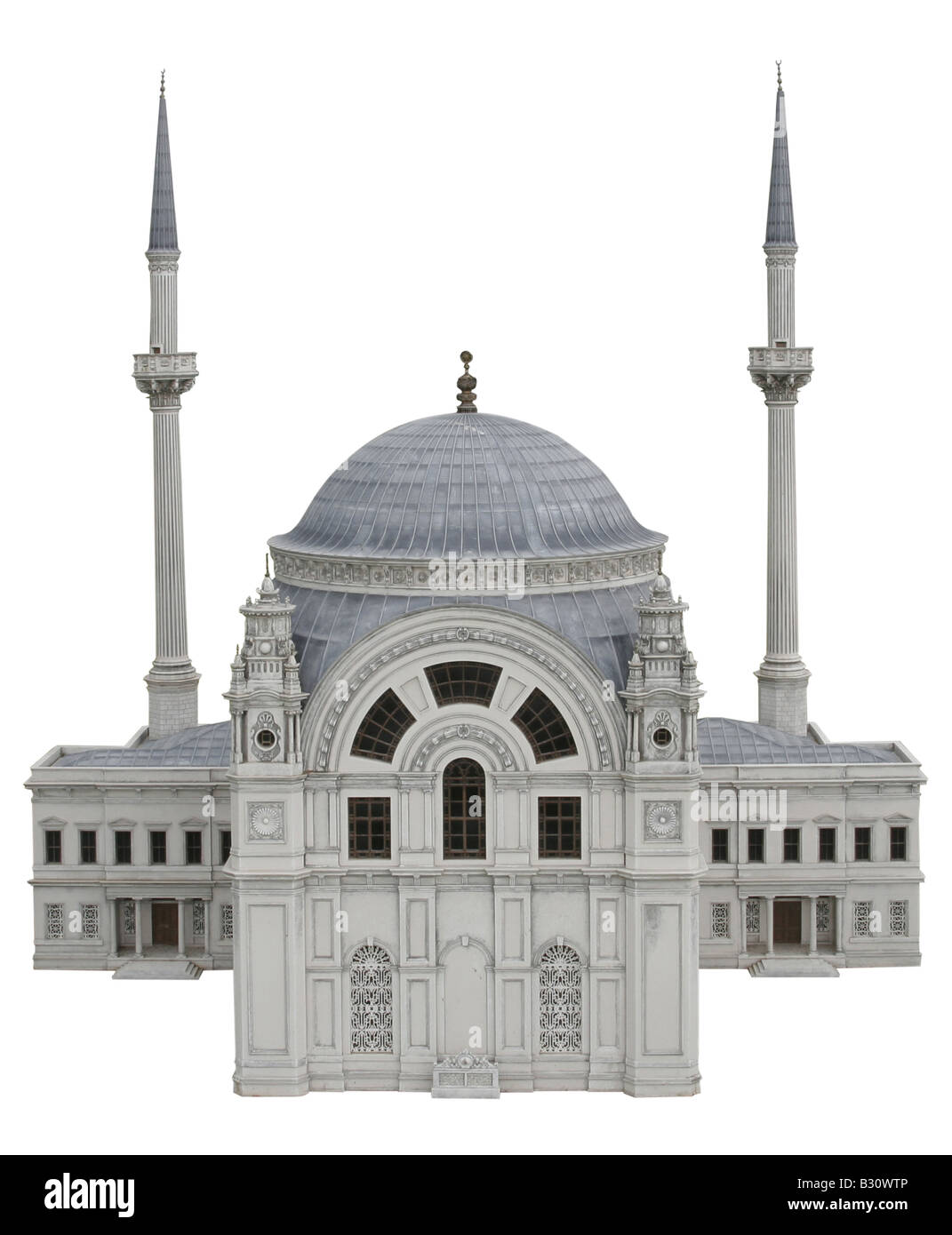 La mosquée de Dolmabahçe comme un modèle miniature Banque D'Images