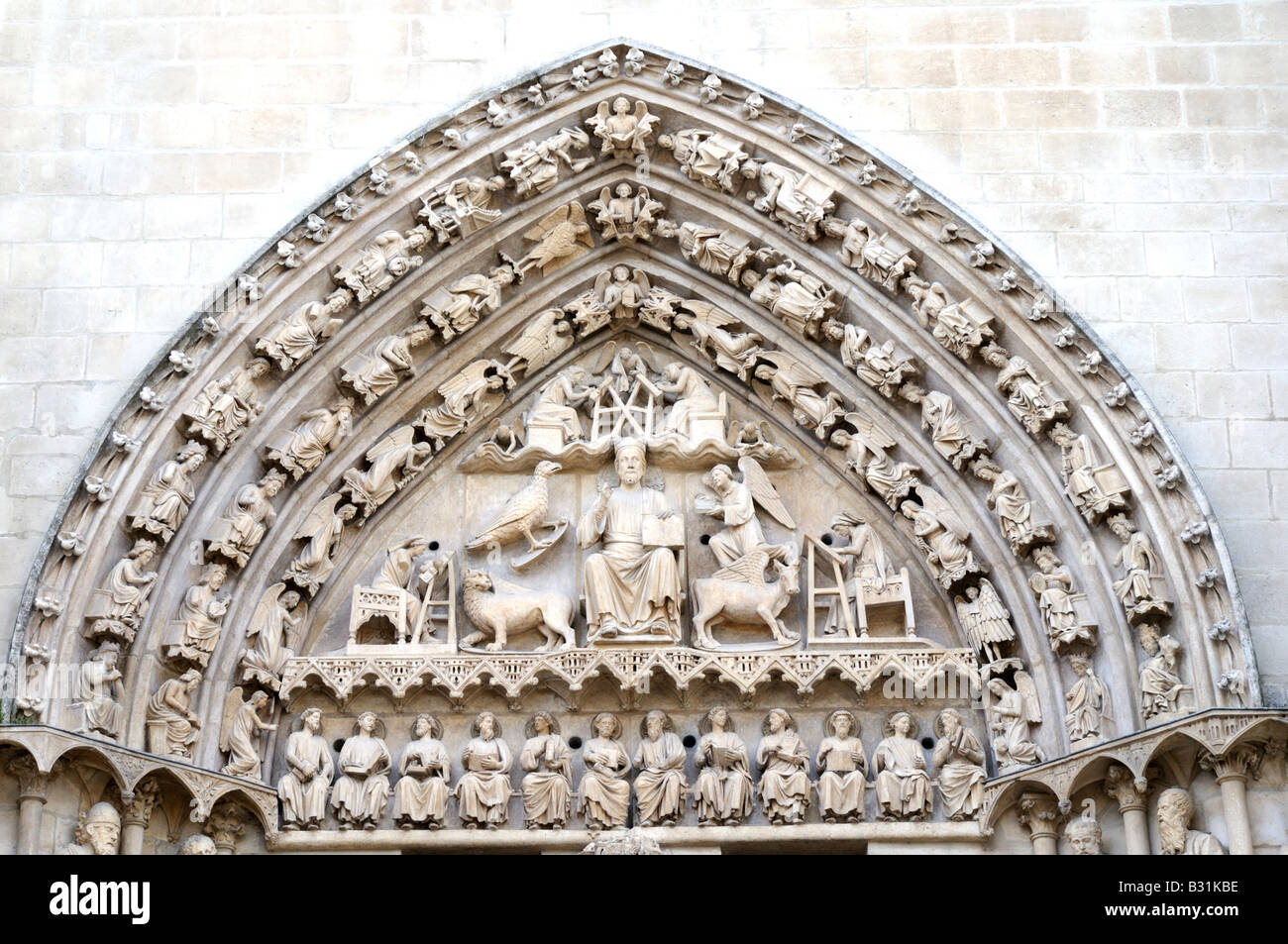 Puerta del Sarmental (13e siècle), la cathédrale de Burgos, Burgos, Castille et León, Espagne Banque D'Images