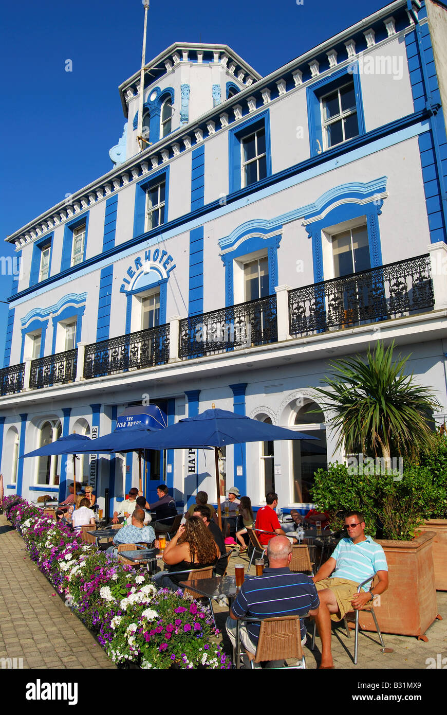 Le Pier Hotel, The Quay, Harwich, Tendring District, Essex, Angleterre, Royaume-Uni Banque D'Images