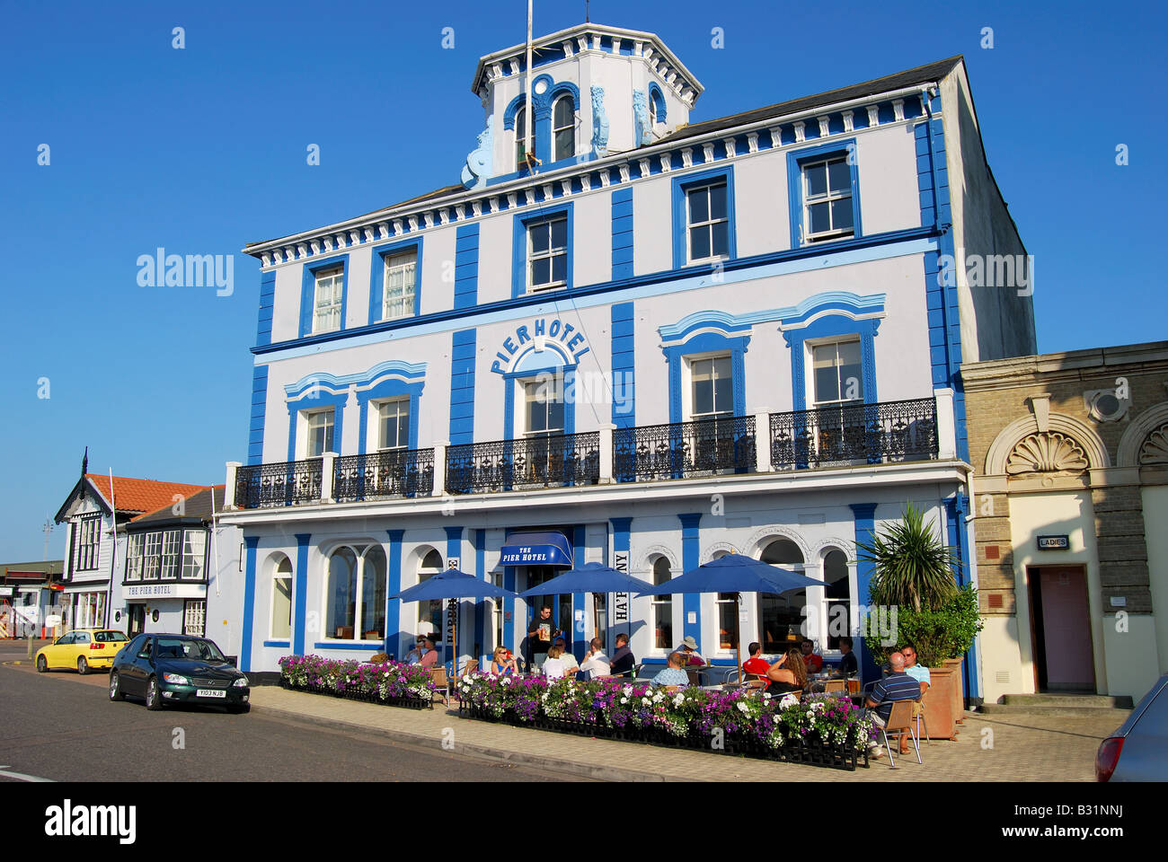 Le Pier Hotel, The Quay, Harwich, Tendring District, Essex, Angleterre, Royaume-Uni Banque D'Images