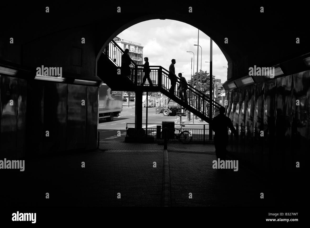 Passage souterrain sous la gare de Vauxhall, Vauxhall, Londres Banque D'Images