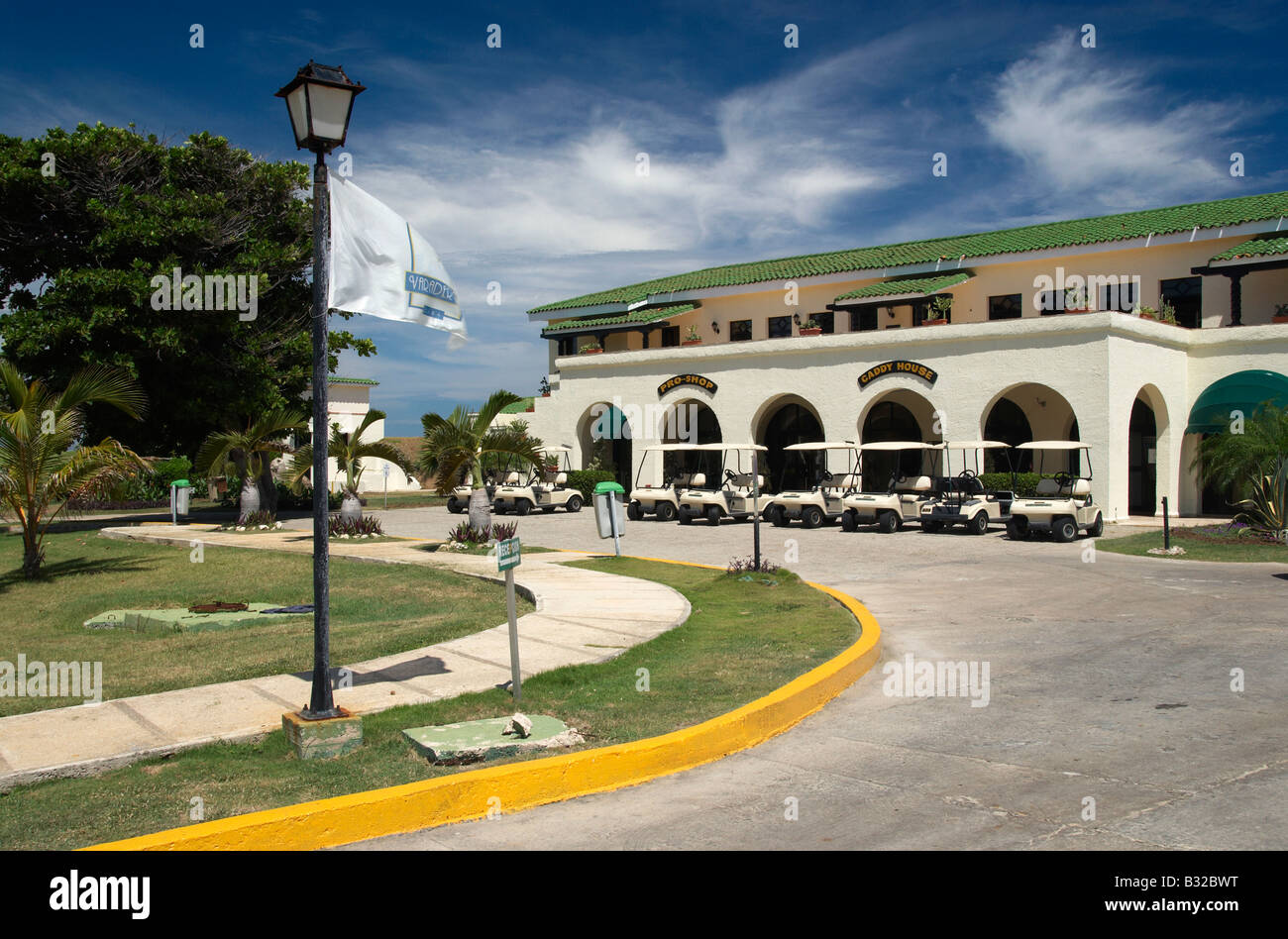 Le Club House du Club de Golf de Varadero Cuba Banque D'Images