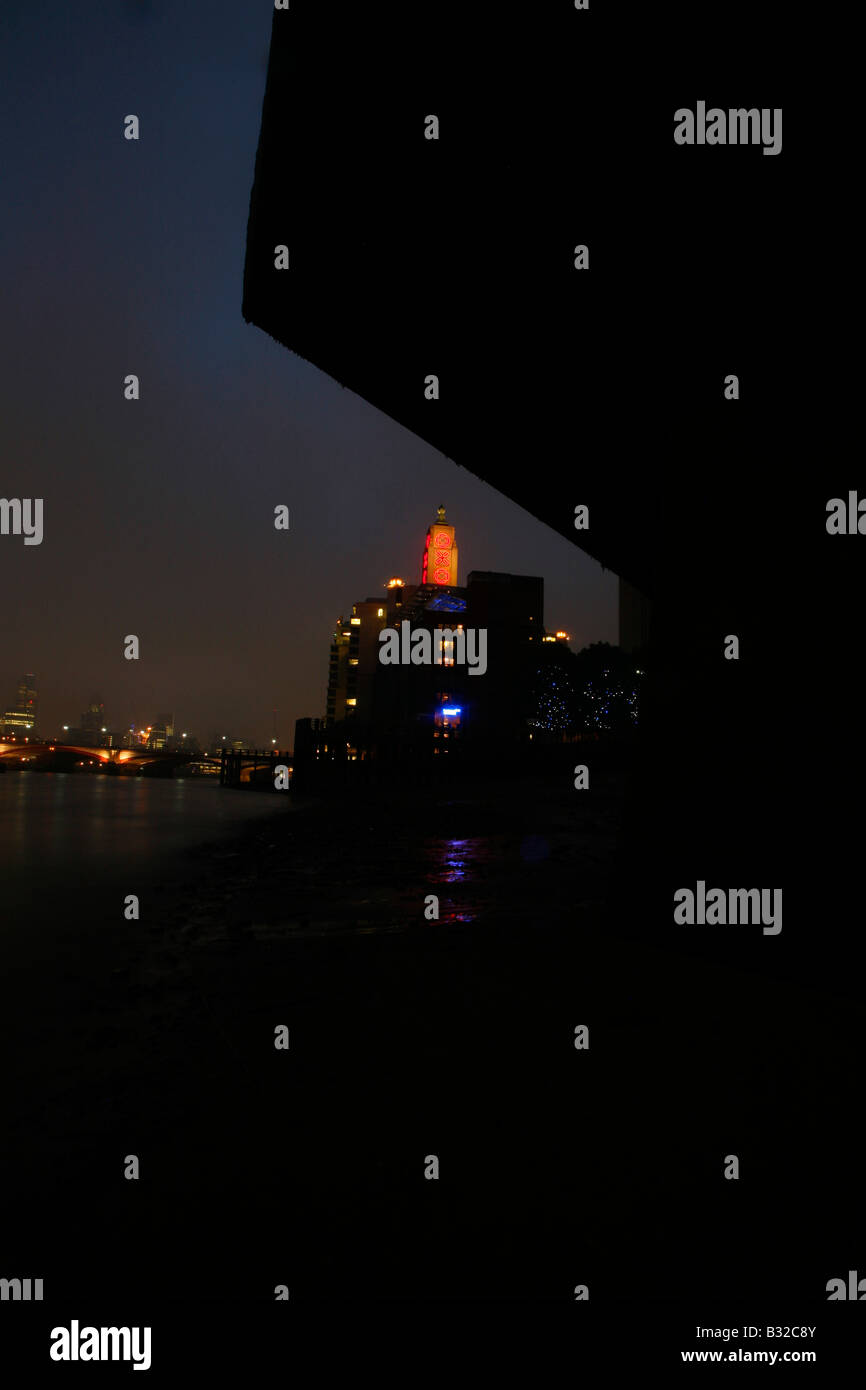 Voir d'Oxo Tower Wharf de Stamford, South Bank, Londres Banque D'Images