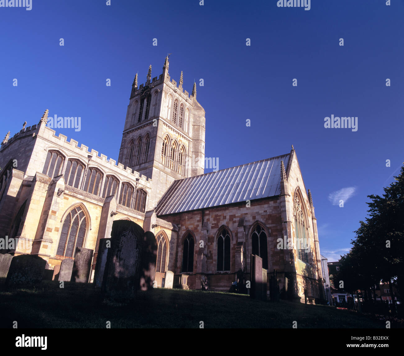 L'église St Mary Angleterre Leicestershire Melton Mowbray Banque D'Images
