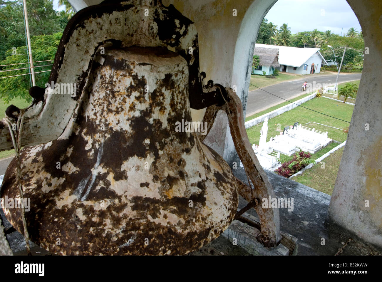 Église Chrétienne des Îles Cook Îles Cook Atiu Banque D'Images