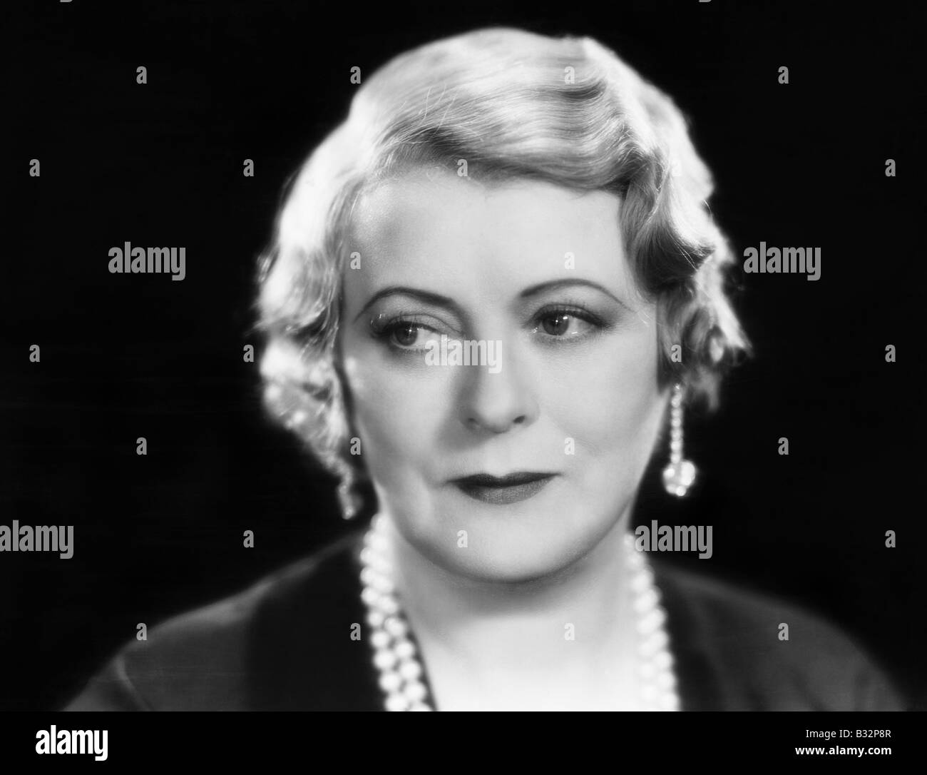 Portrait de femme d'âge moyen Banque D'Images