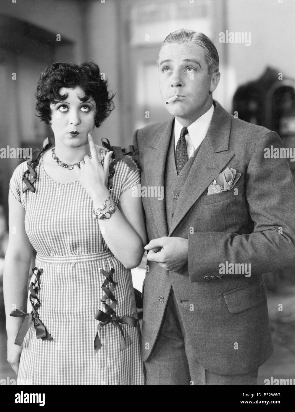 Couple à la funny Banque D'Images