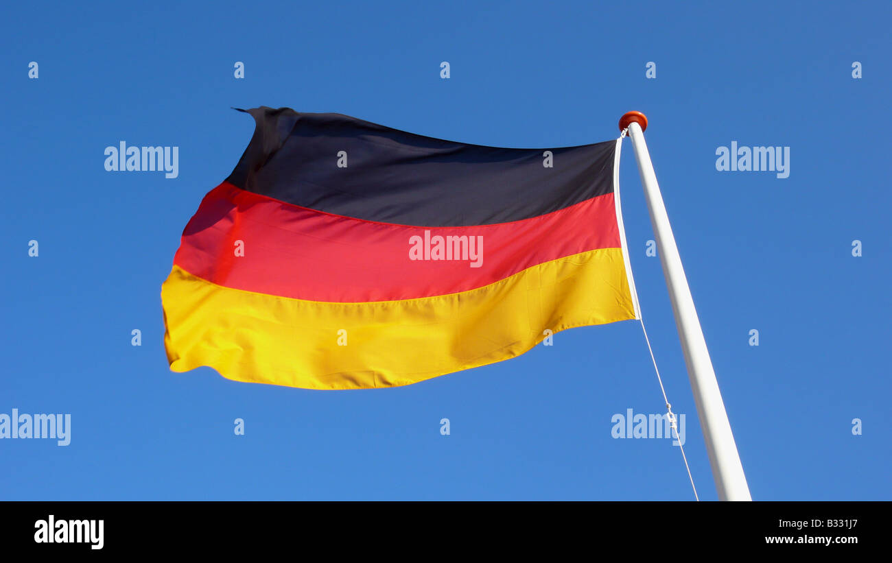 drapeau allemand Banque D'Images