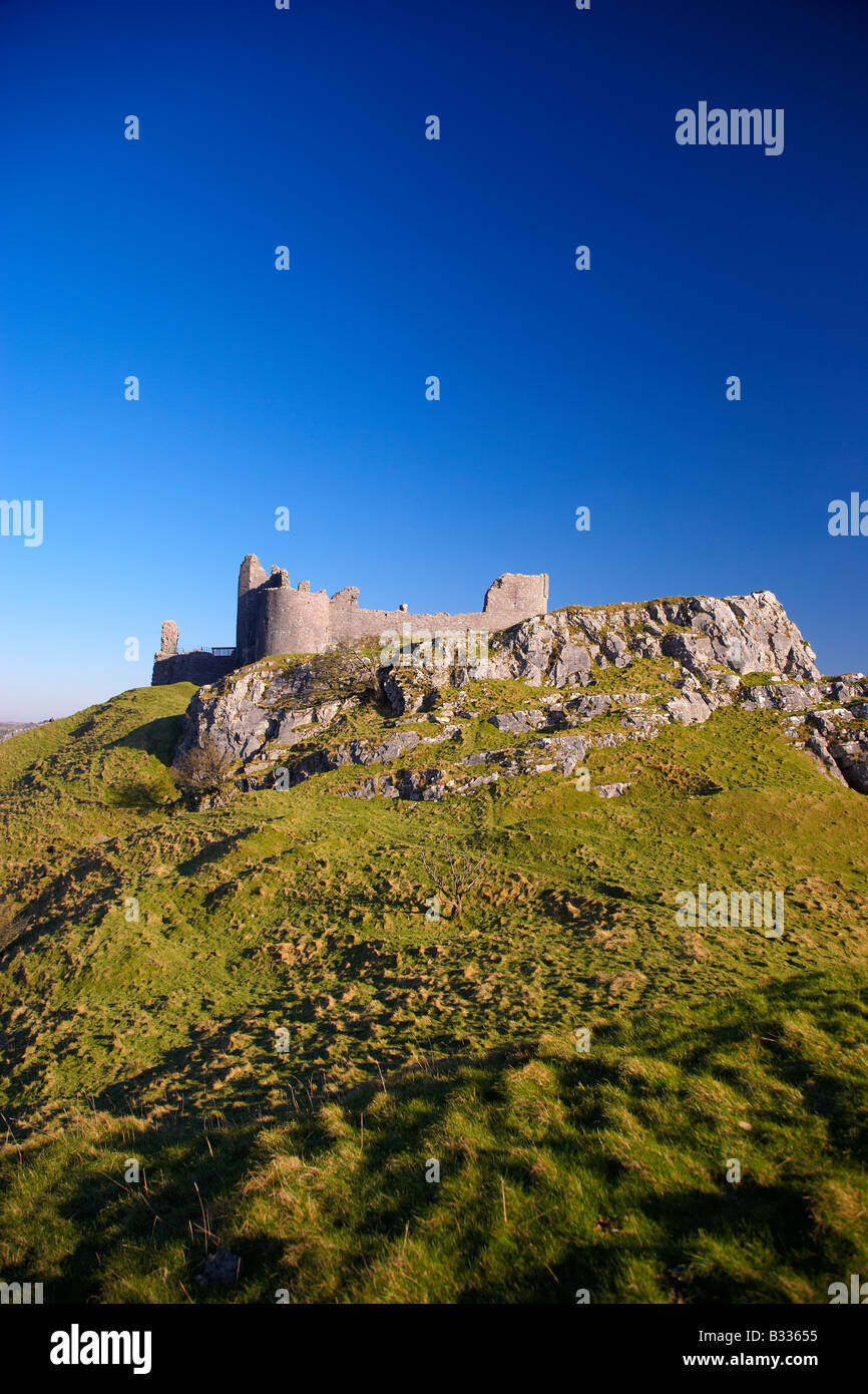 Carreg Cennen Castle, West Wales, UK Banque D'Images