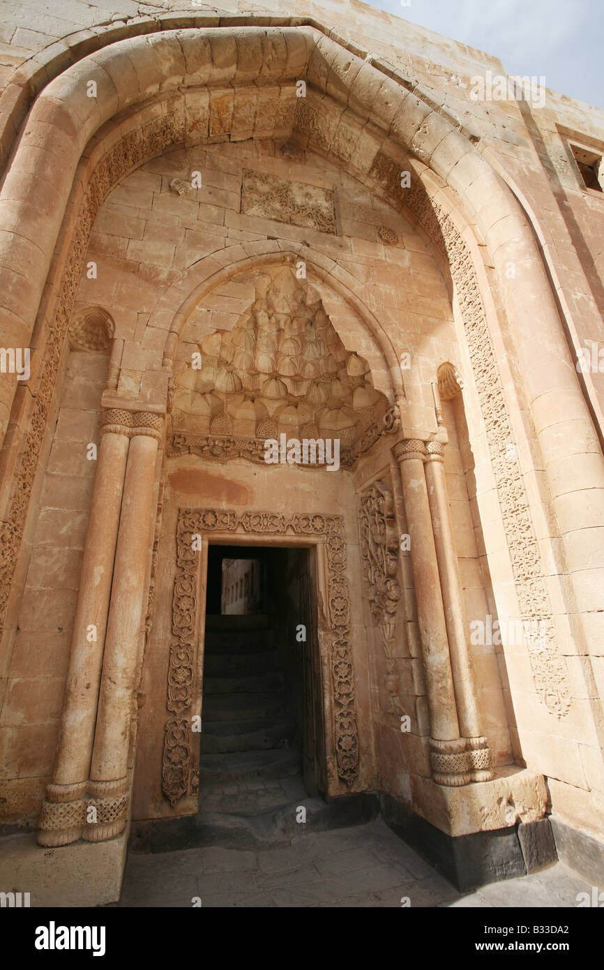 Ishak Pasa Palace près de Dogubeyazit, Agri, Turquie Banque D'Images