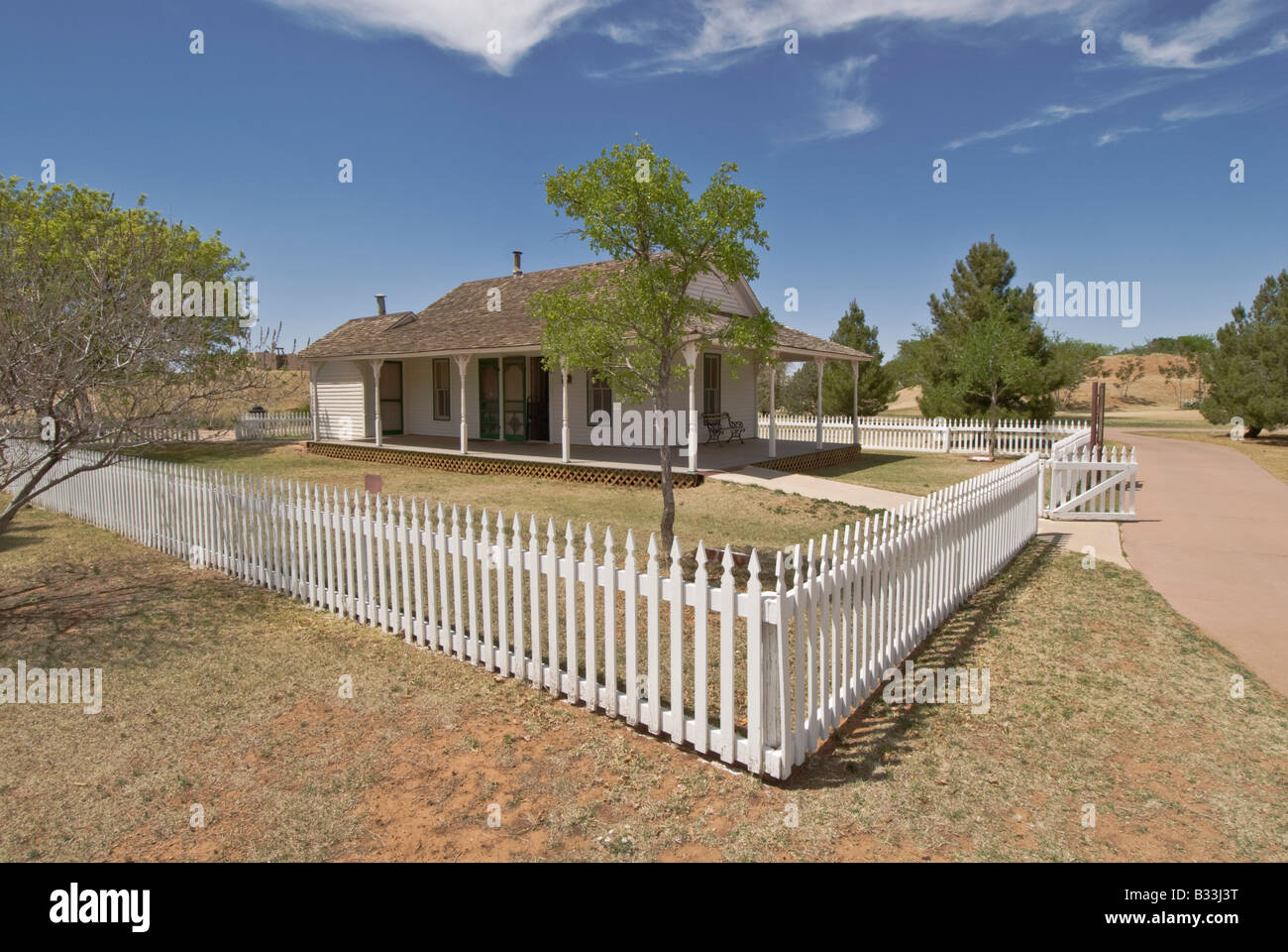 Texas Ranch Museum Texas heritage ranch museum Banque de photographies et d’images à haute ...