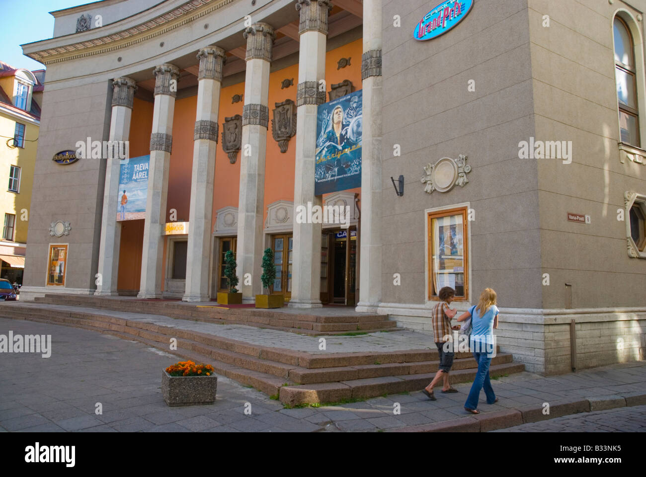 Cinéma d'art et d'ère soviétique à Tallinn Estonie Europe Soprus Banque D'Images