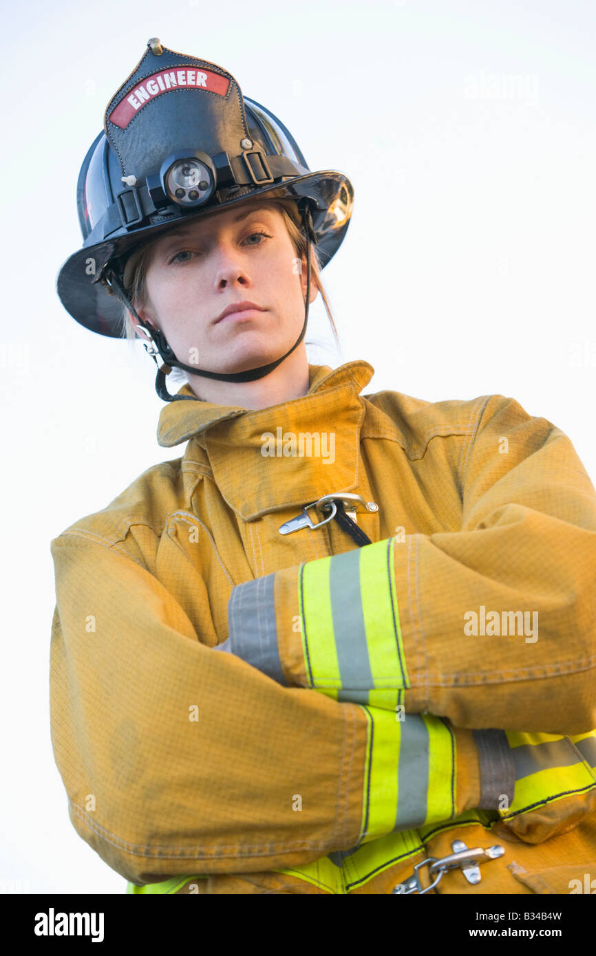 Portrait De Pompier Banque D Image Et Photos Alamy