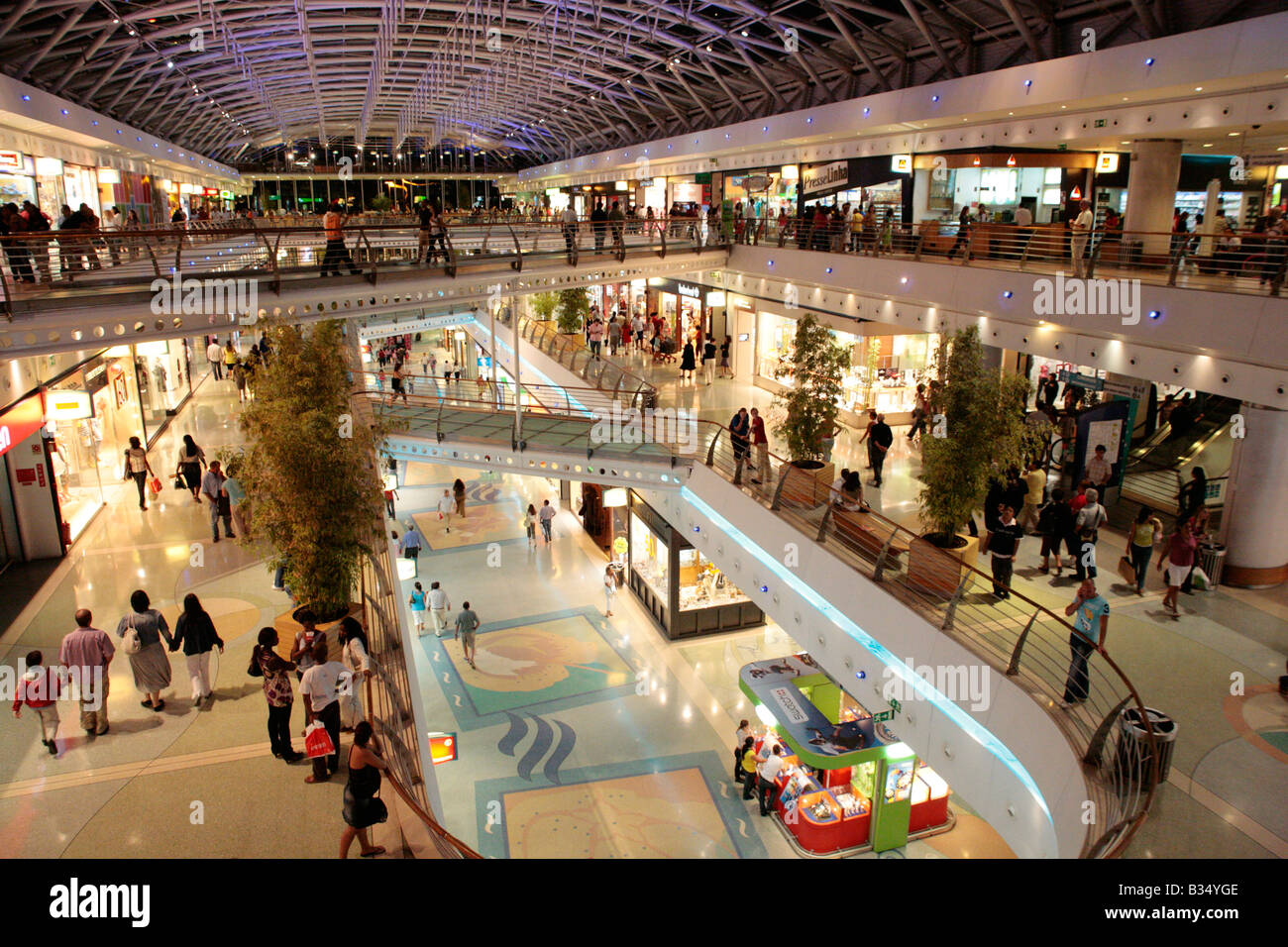 Centre commercial Vasco da Gama à Lisbonne, Portugal Banque D'Images