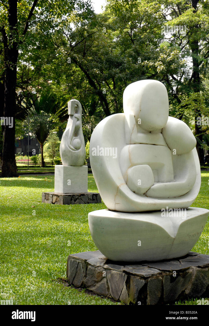 Sculptures trouvées dans Cong Vien Van Hoa Vietnam Saigon Park Banque D'Images