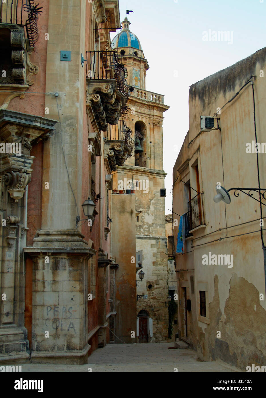 Ibla UNESCO World Heritage area, Ragusa, Sicile Banque D'Images