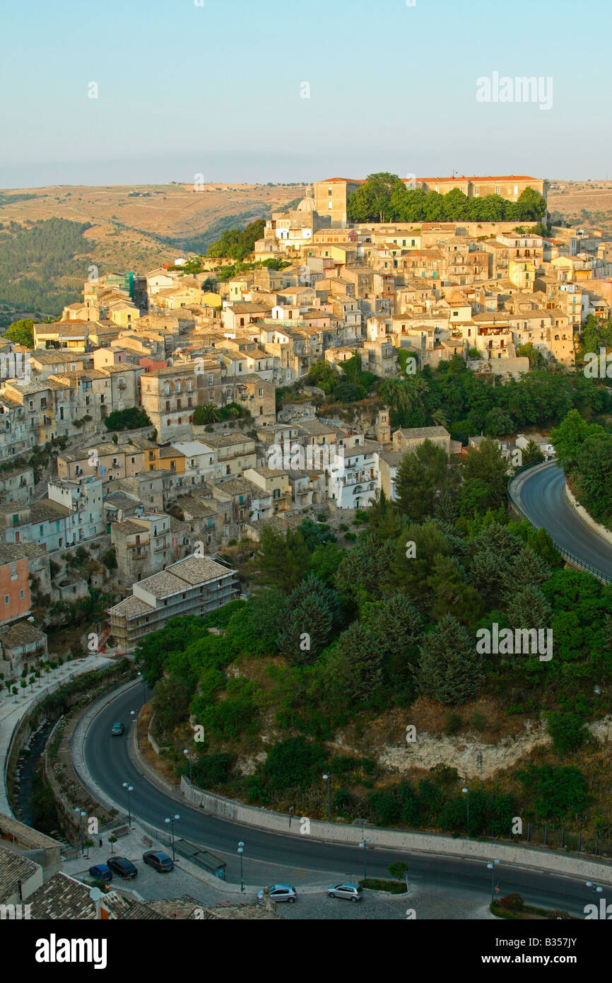 Ibla UNESCO World Heritage area, Raguse, Sicile, Italie Banque D'Images