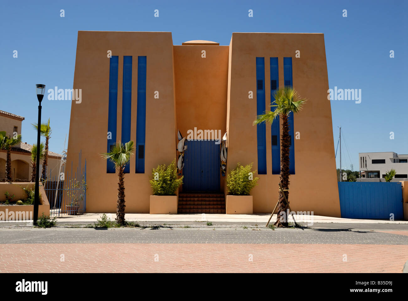 L'architecture moderne dans le sud de la France Banque D'Images