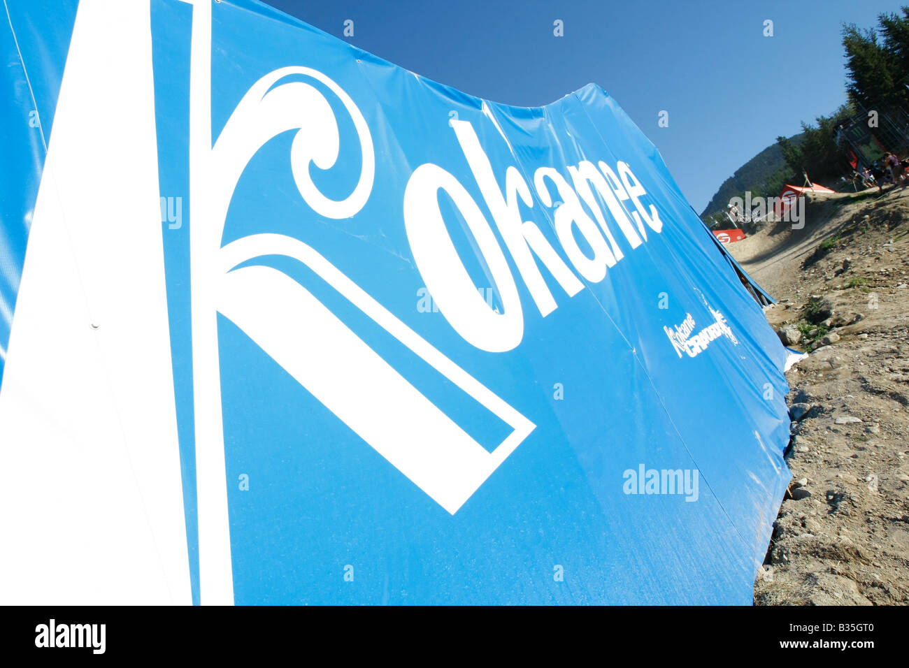 Slopestyle Crankworx Kokanee Monster Energy Banque D'Images