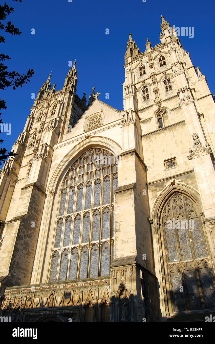 La Cathédrale de Canterbury, Canterbury, Kent, England, United Kingdom Banque D'Images