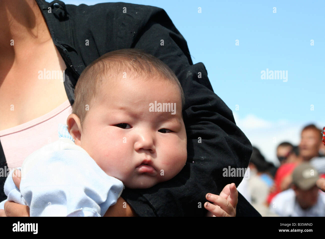 Portrait D Un Bebe Dodu Photo Stock Alamy