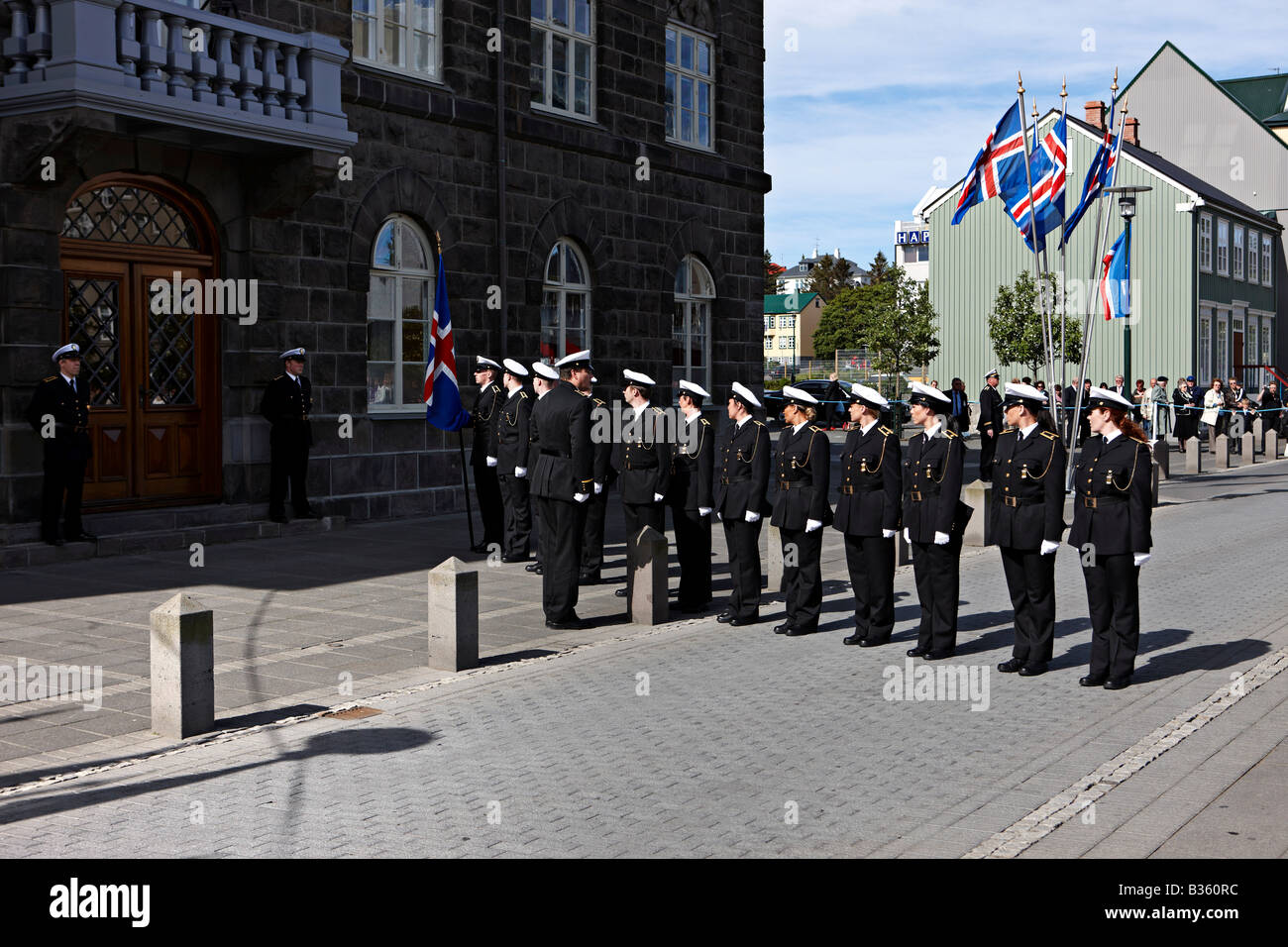 17 Juin Célébration de la fête de l'indépendance de l'Islande Banque D'Images