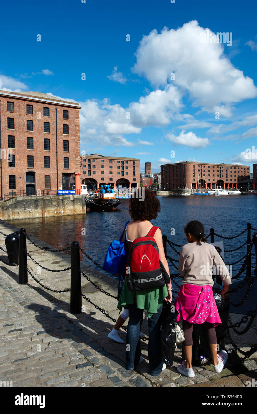 L'Albert Dock Liverpool UK Banque D'Images