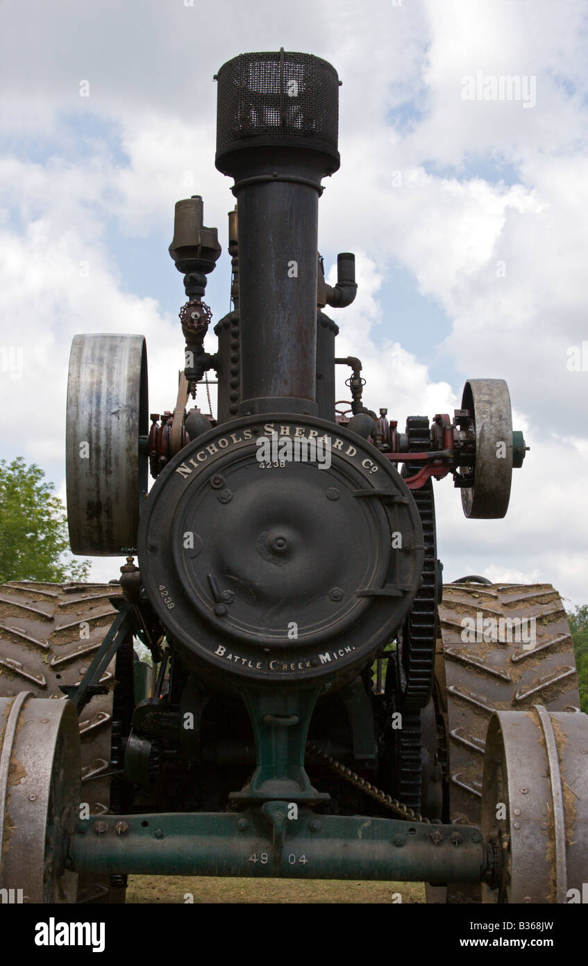 Moteur à vapeur feu de tracteur Banque D'Images