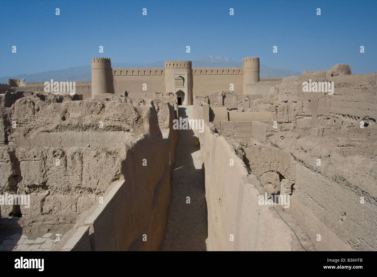 Citadelle de Arg E Rayen en Iran Banque D'Images