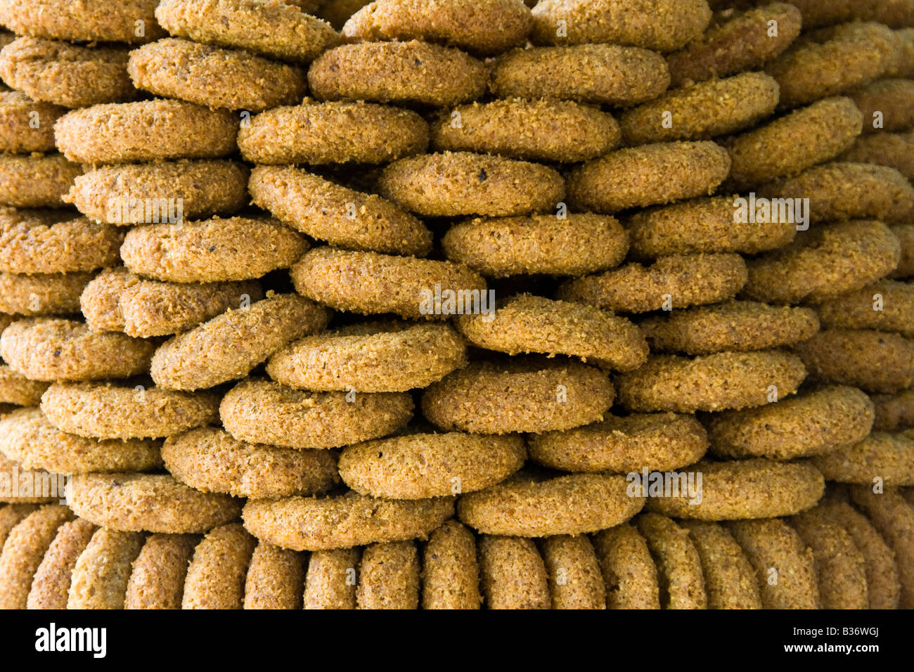 Falafel dans un magasin situé dans la vieille ville d'Alep en Syrie Banque D'Images