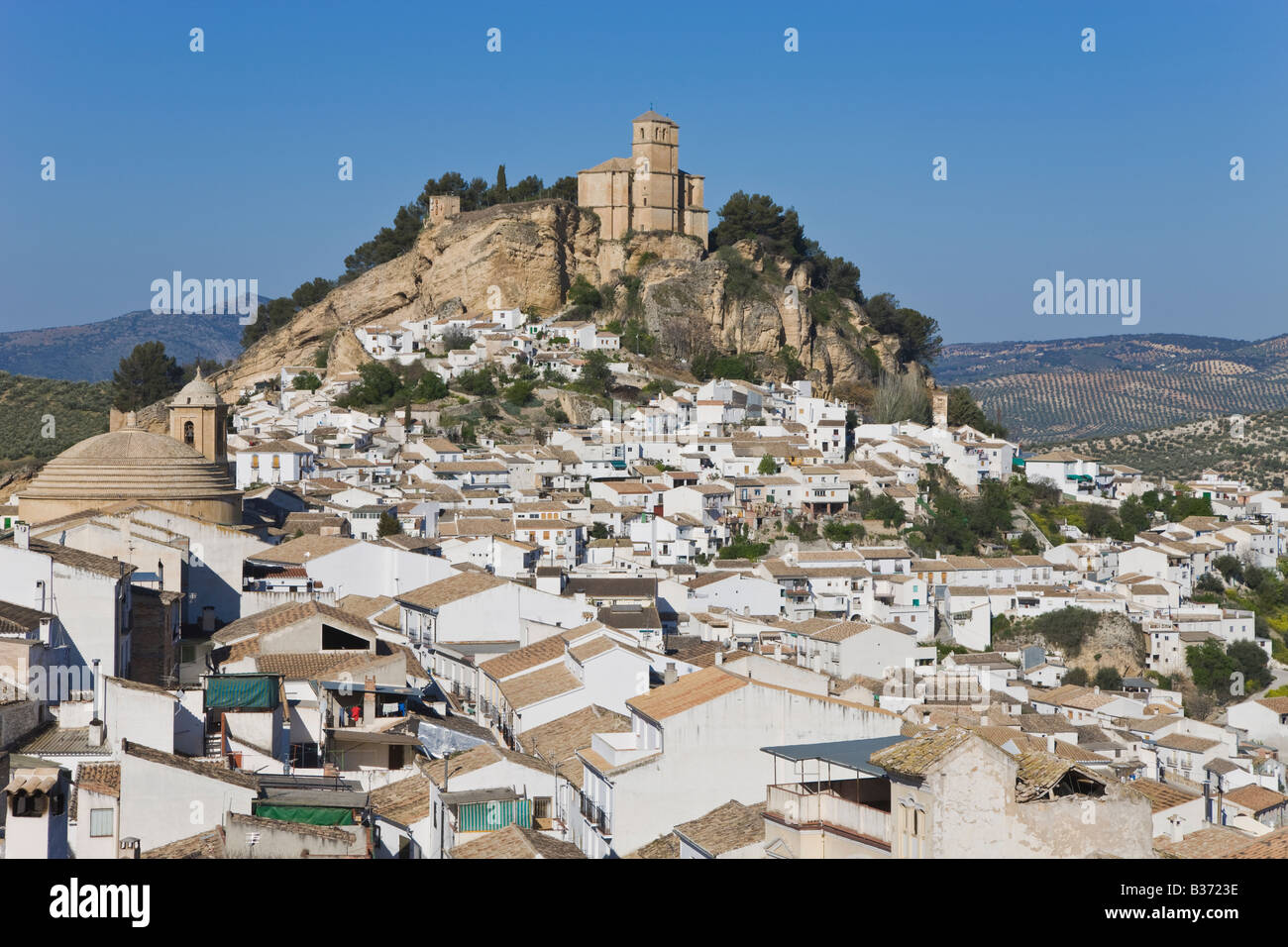 Montefrio Granada Province Espagne Iglesia de la Villa Banque D'Images
