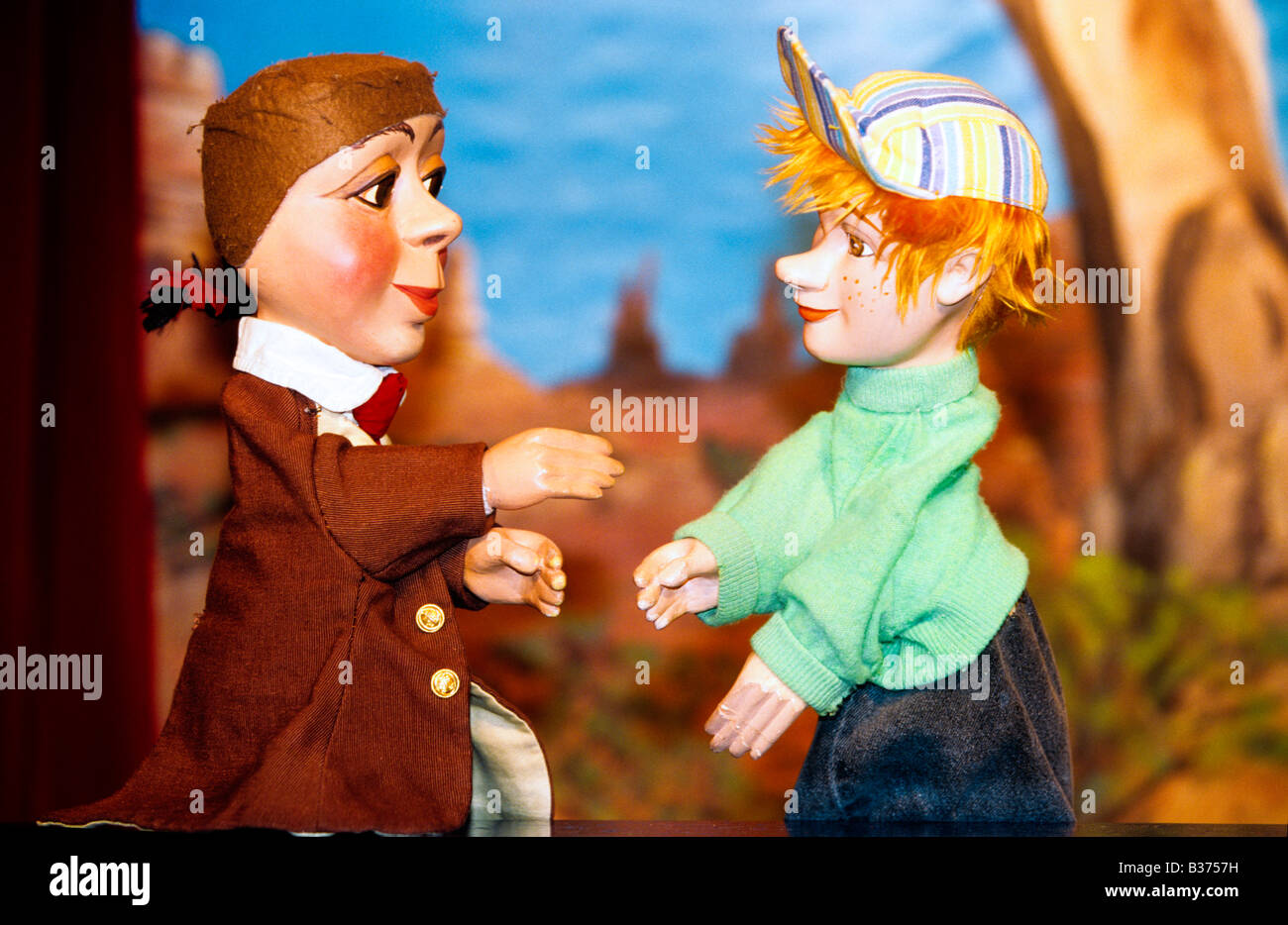 FRANCE LILLE GUIGNOL ET JACQUES DE LILLE Banque D'Images