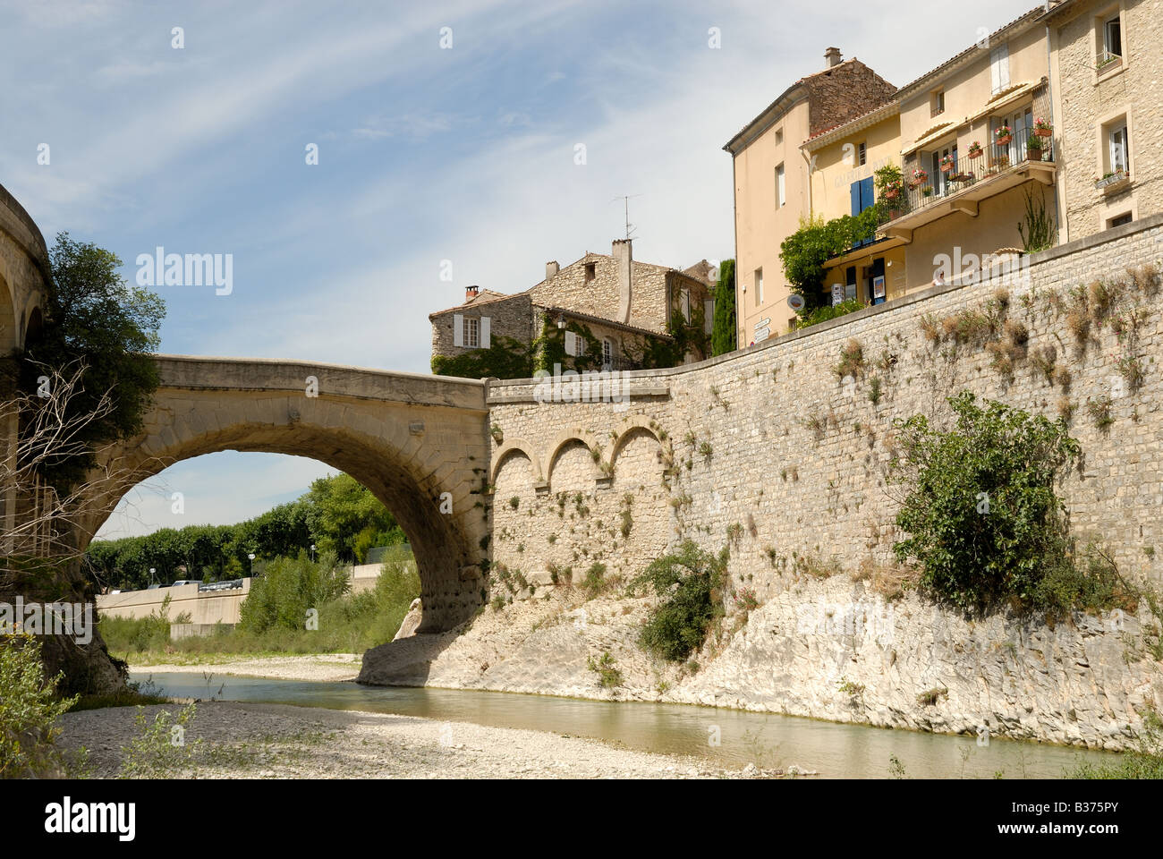 Pont Romain de Vaison la Romaine, France Banque D'Images