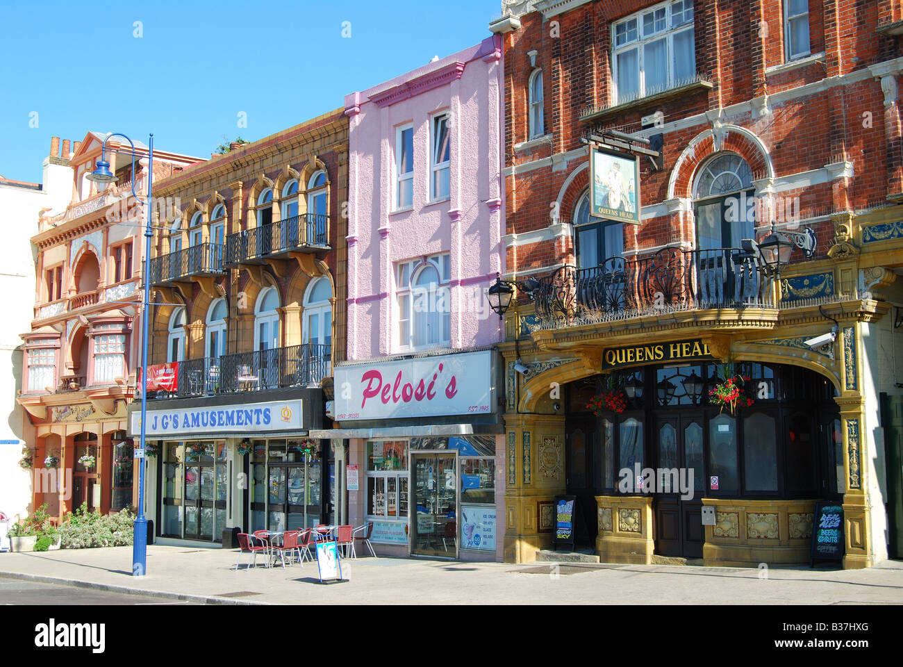 Pubs et restaurants, port d'Eaton, Ramsgate, Île de Thanet, dans le Kent, Angleterre, Royaume-Uni Banque D'Images